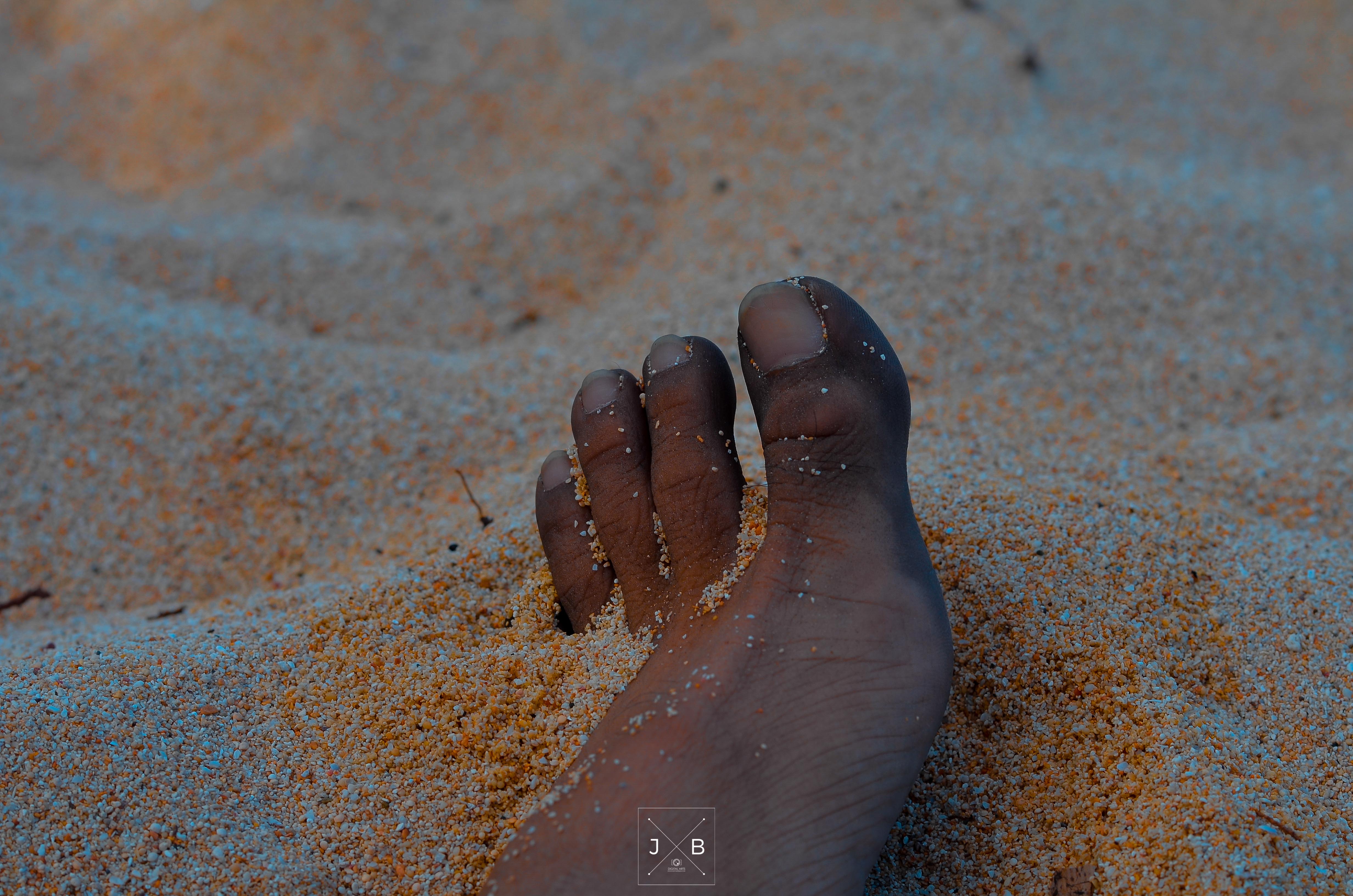 Dirty Feet by the Beach